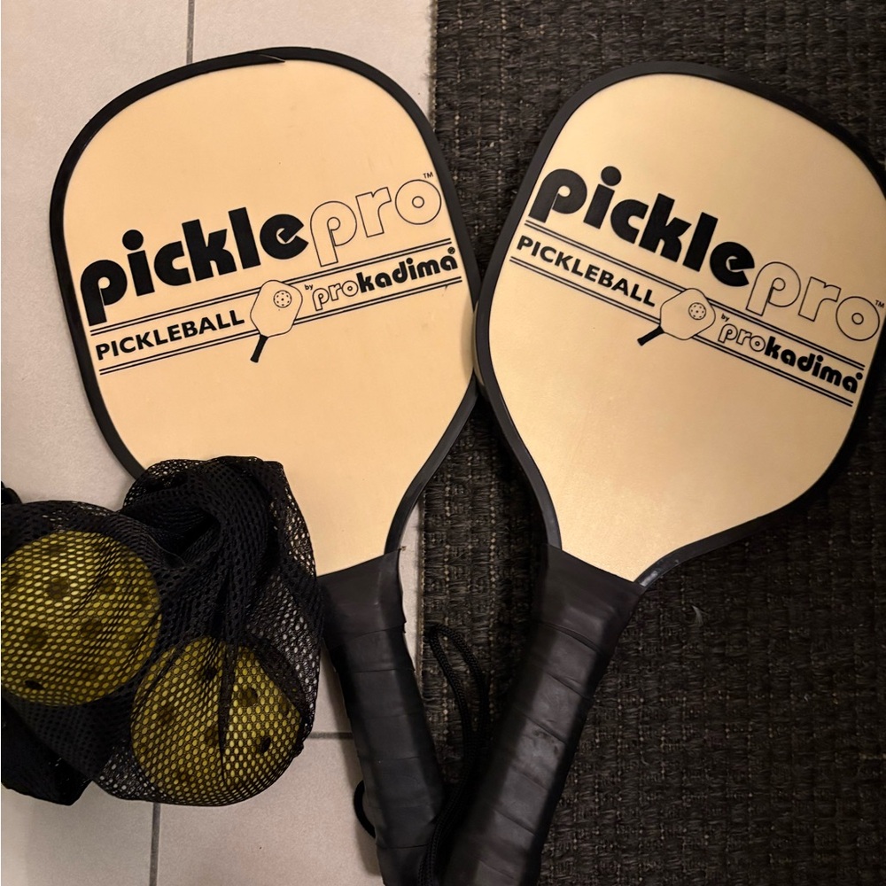 3/$10: Pickle Pro Pickleball Paddle Set with Balls